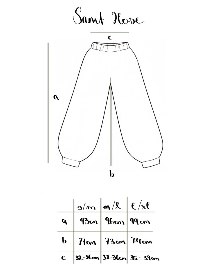 Bequeme Samt-Hose Grün