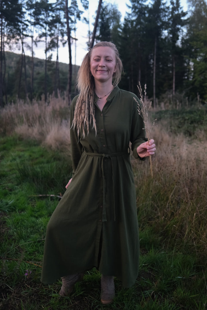 Maxi Kleid CARA ~ Grün