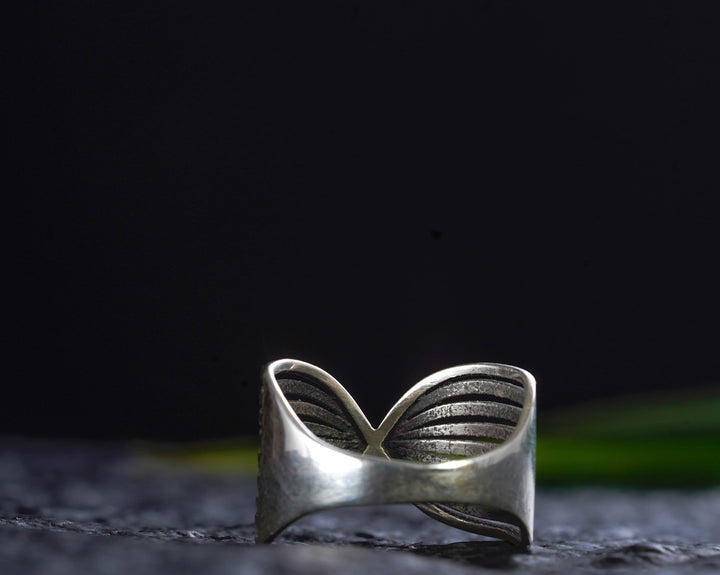 Ring ~ BAYALA ~ 925er Sterling Silber ~ Silberring mit Knoten, Schleife