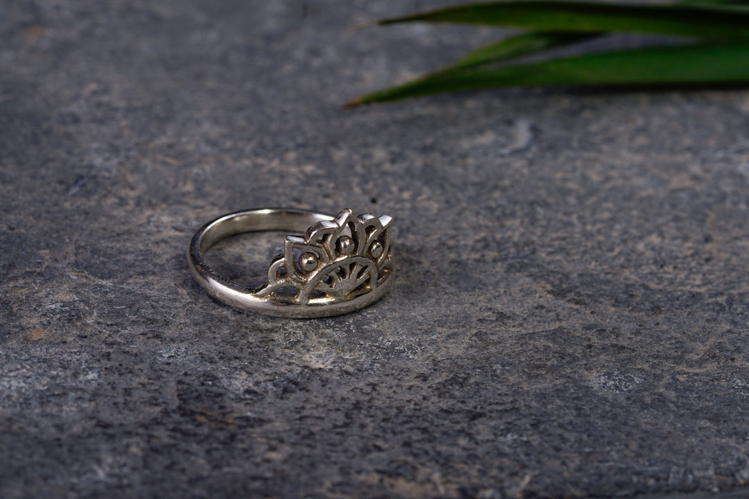 Ring ~ SEMI MANDALA ~ 925er Sterling Silber