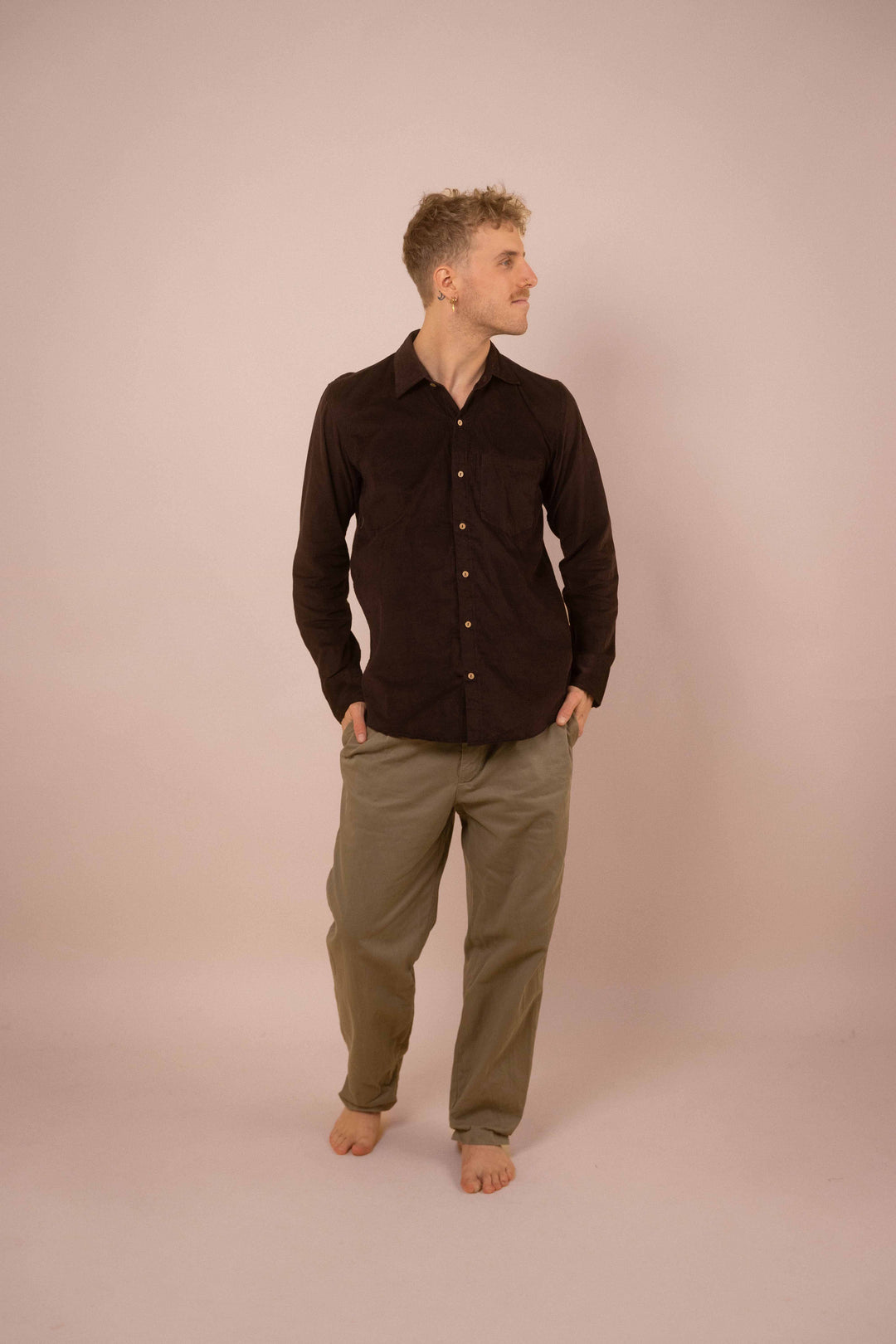 Cord-Hemd ~ NOAH braun