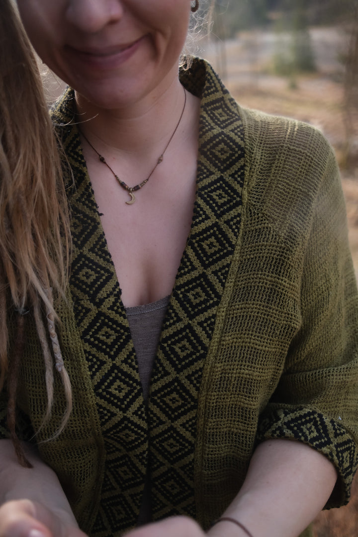 Mesh Cardigan ~ GRÜN