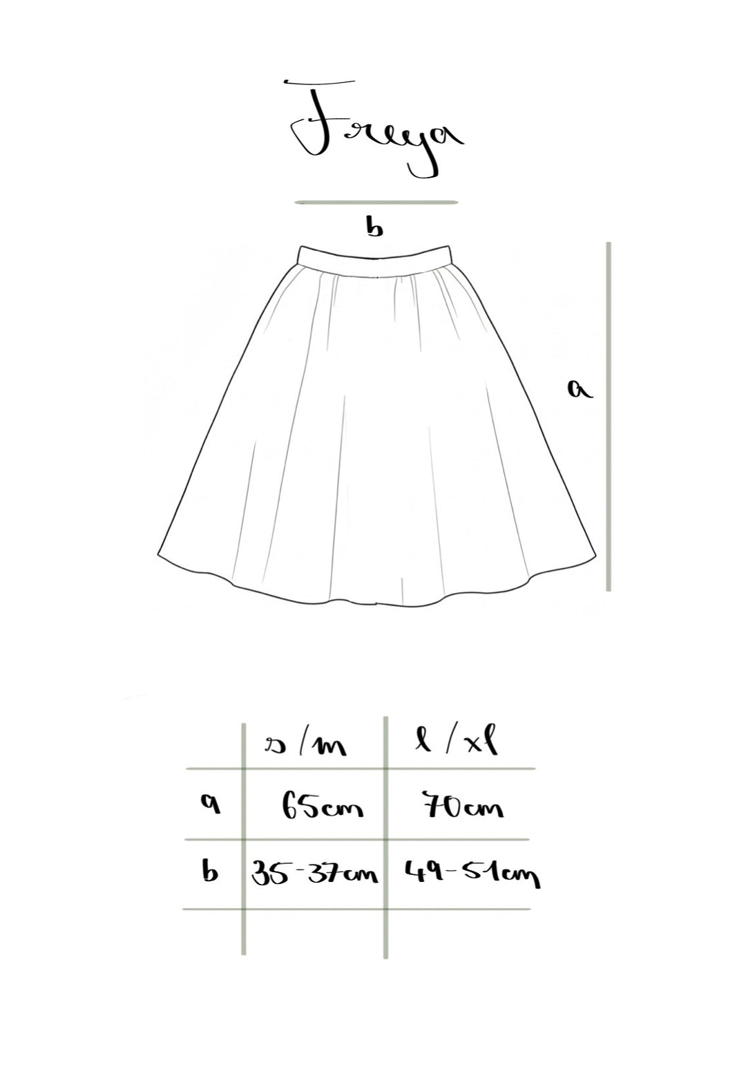 Bequemer Rock mit Taschen FREYA FOREST