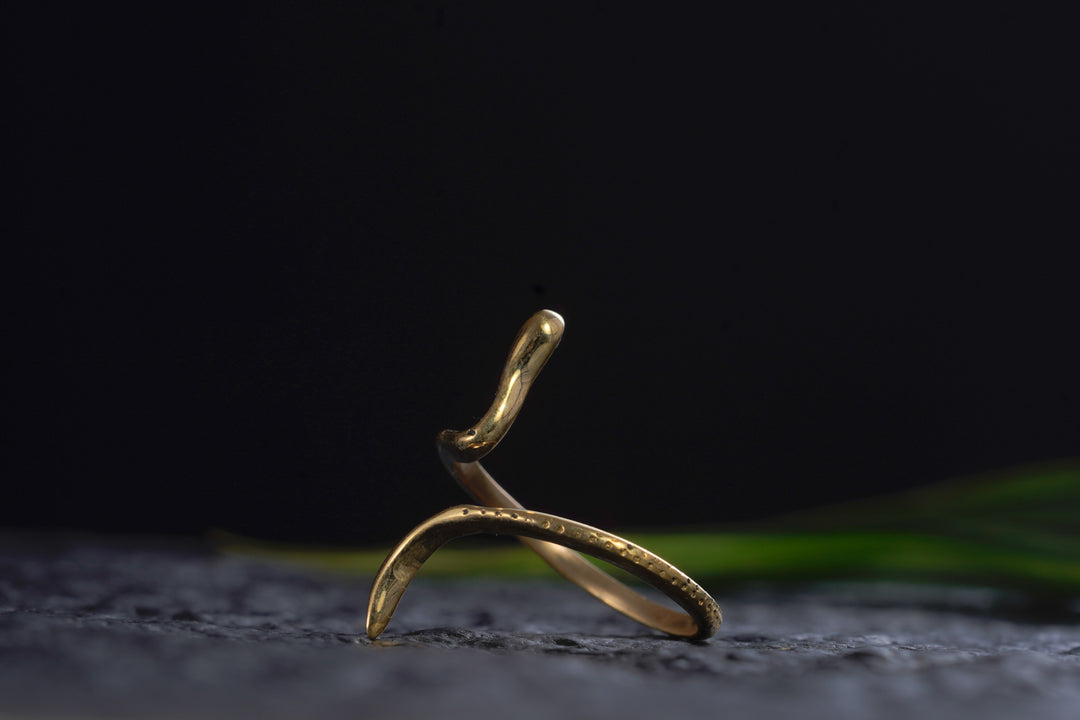 Ring ~ SERPENT BABY ~ Messing