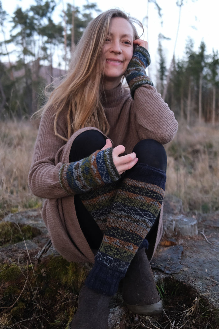 Handstulpe baumwolle Gestrickt