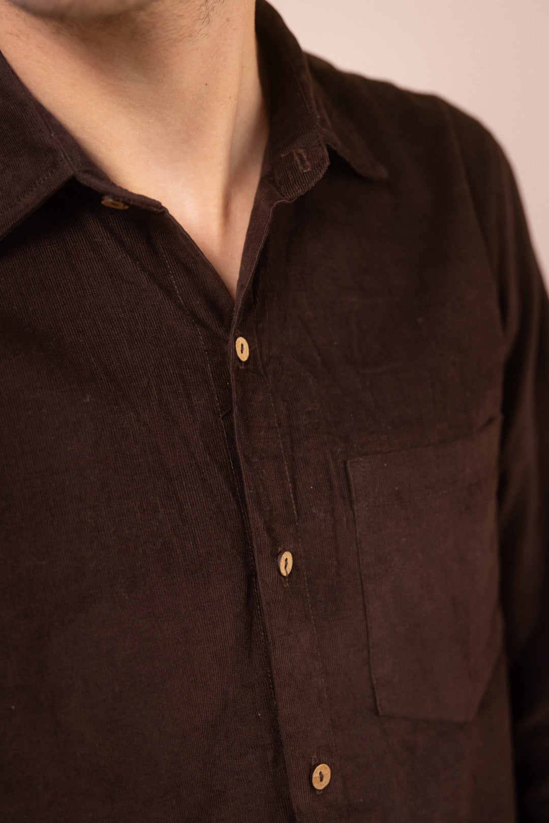 Cord-Hemd ~ NOAH braun