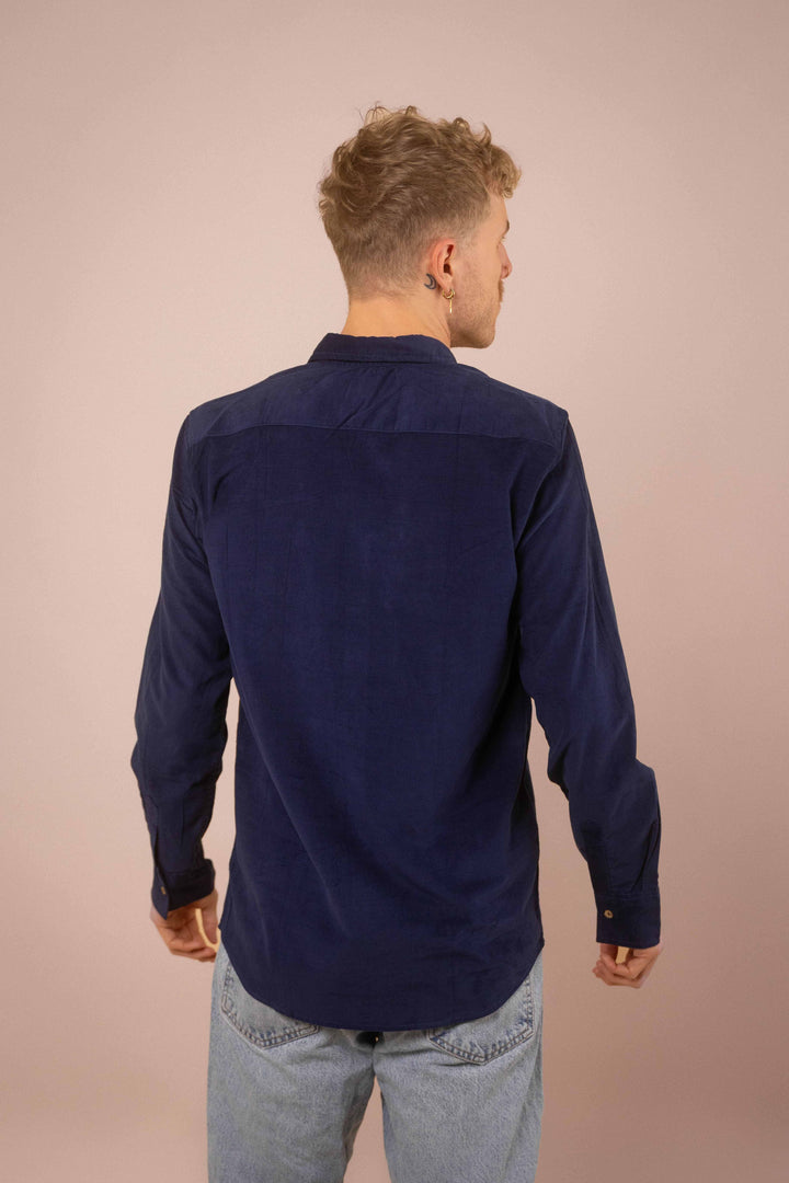 Cord-Hemd ~ NOAH blau