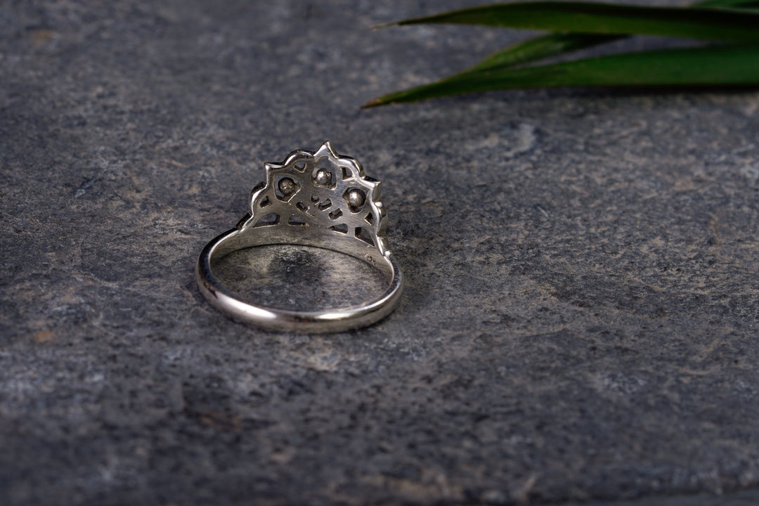 Ring ~ SEMI MANDALA ~ 925er Sterling Silber