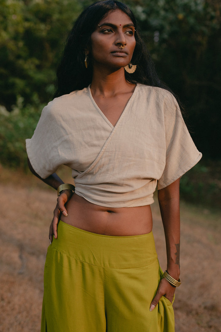 Wickeltop ~ LINNEA Beige