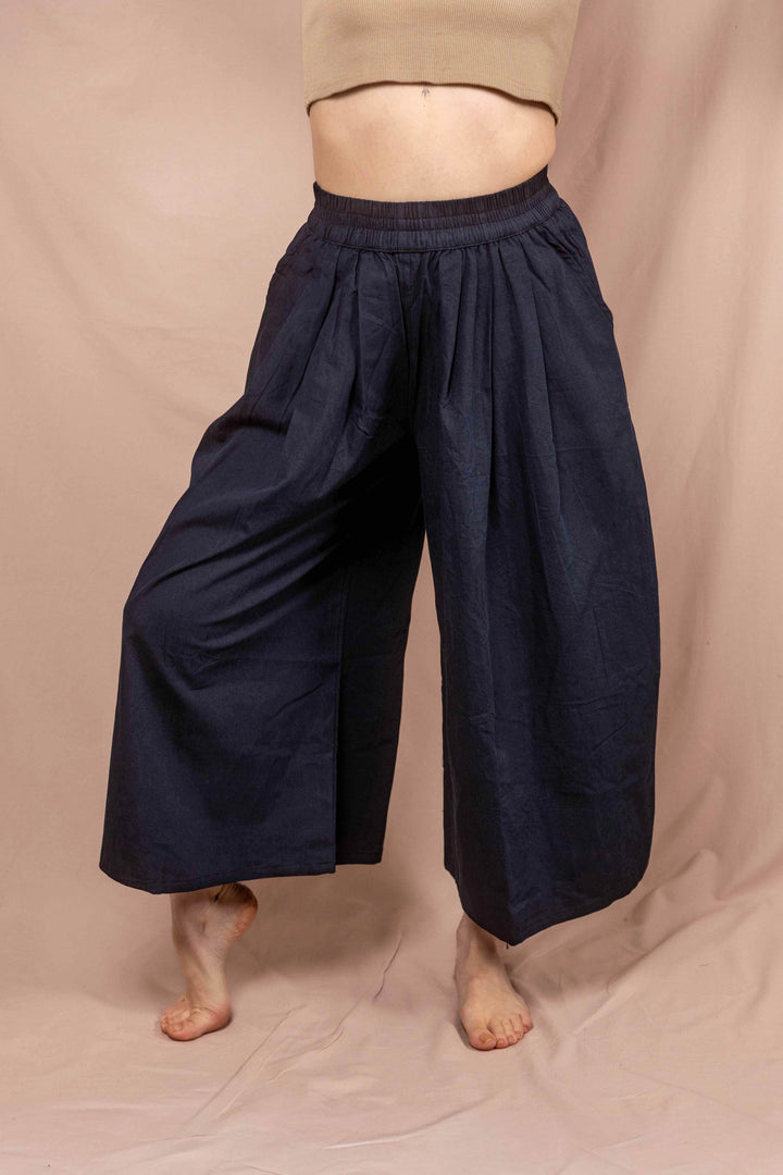 Weite Hose in Blau, Culotte, Beduinen, Alibaba, 100% Baumwolle