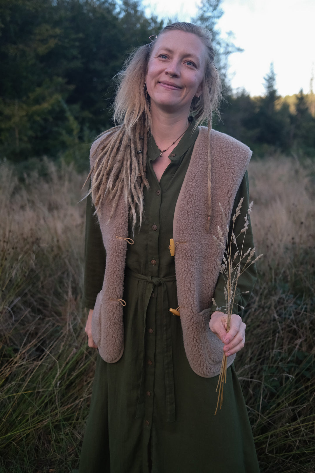 Maxi Kleid CARA ~ Grün