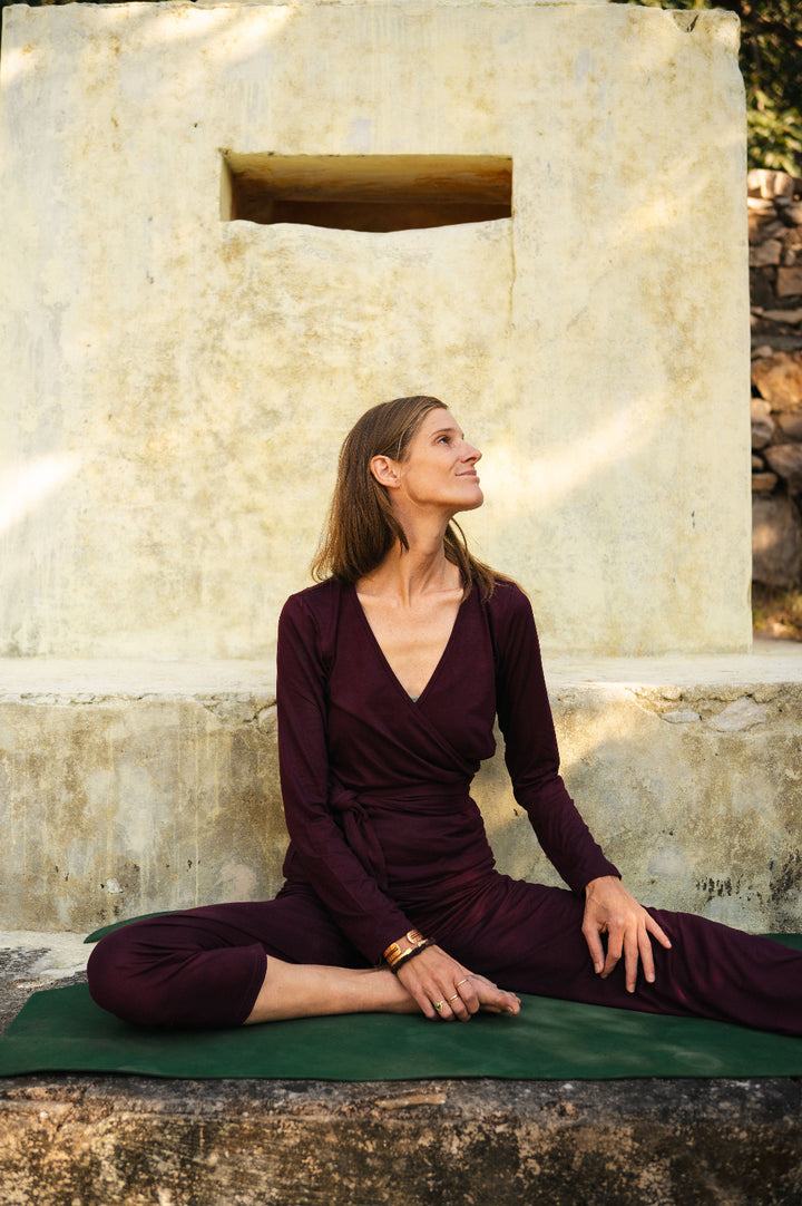 Sport, Yogadress, Langärmlig, Hose mit schlag