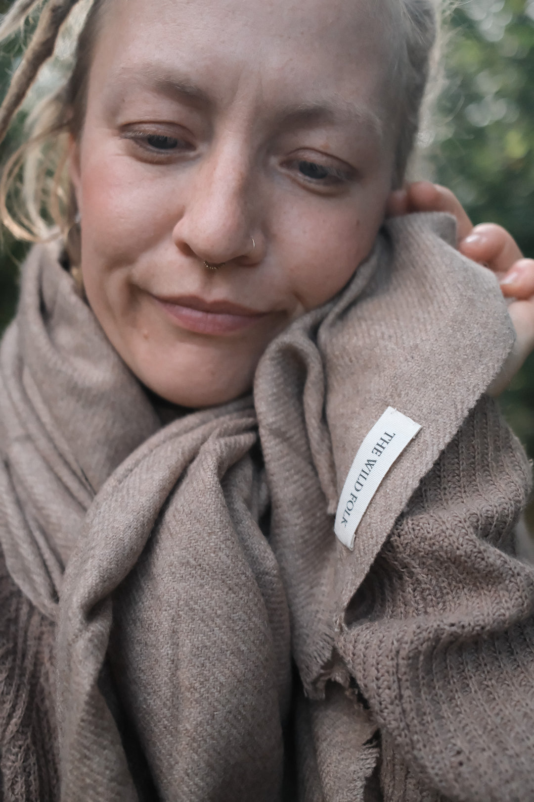Schal aus 100% Yak-Wolle ~ BHUTAN | Beige