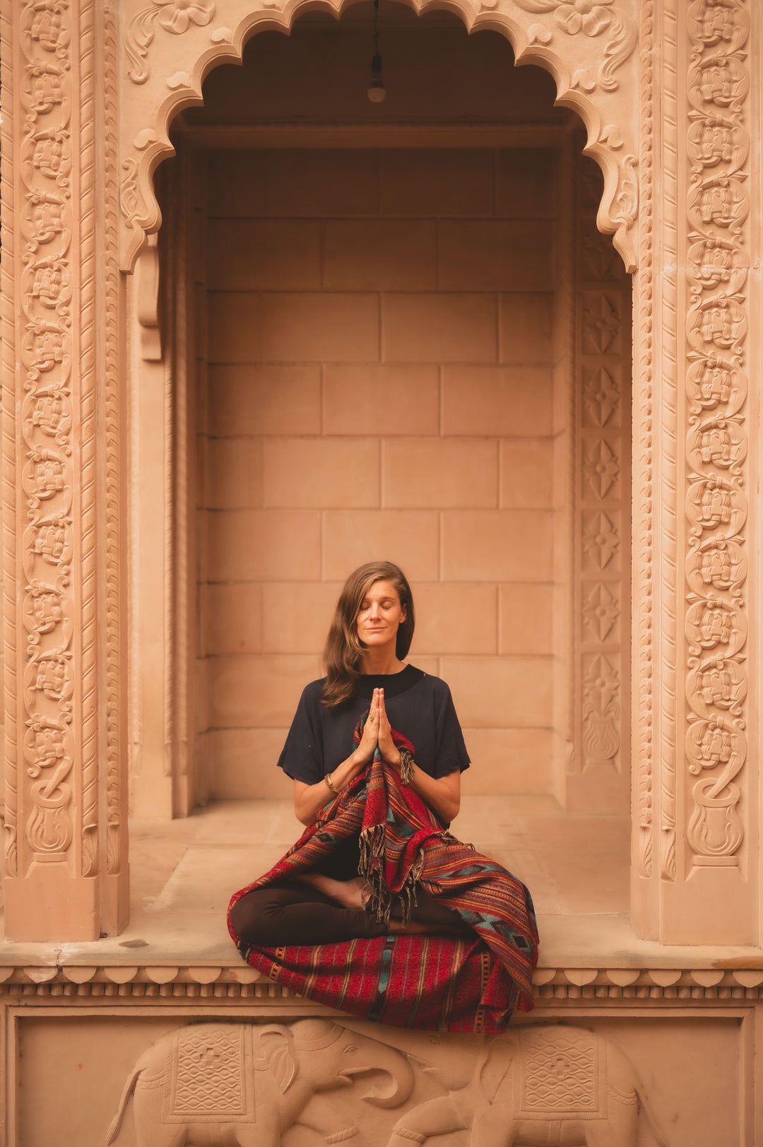 Schal / Yoga Decke ~ ROT