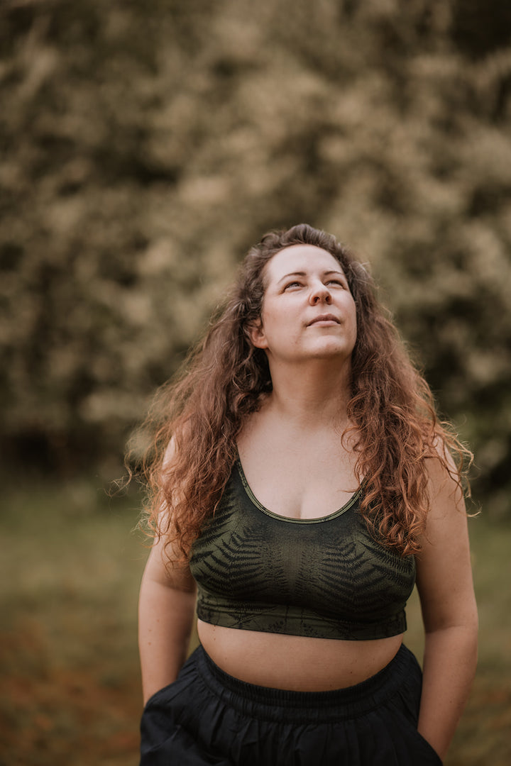 Yoga Top ~ Farn ~ Grün