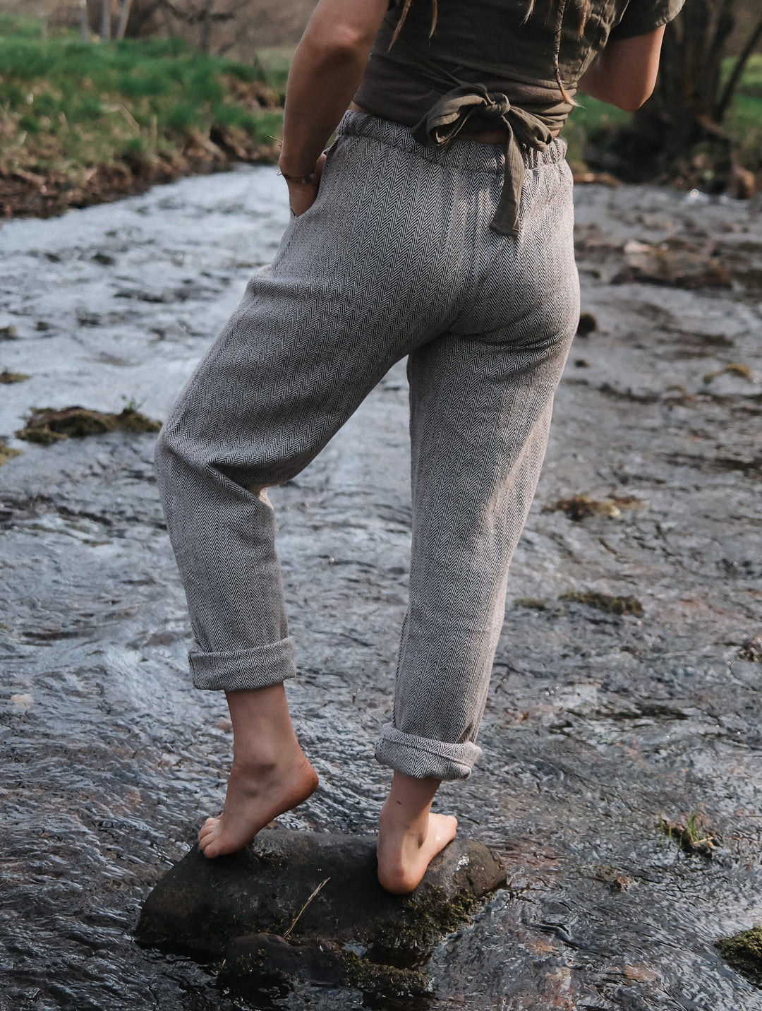 Bequeme Hose ~ LENNY FISCHGRAT grau