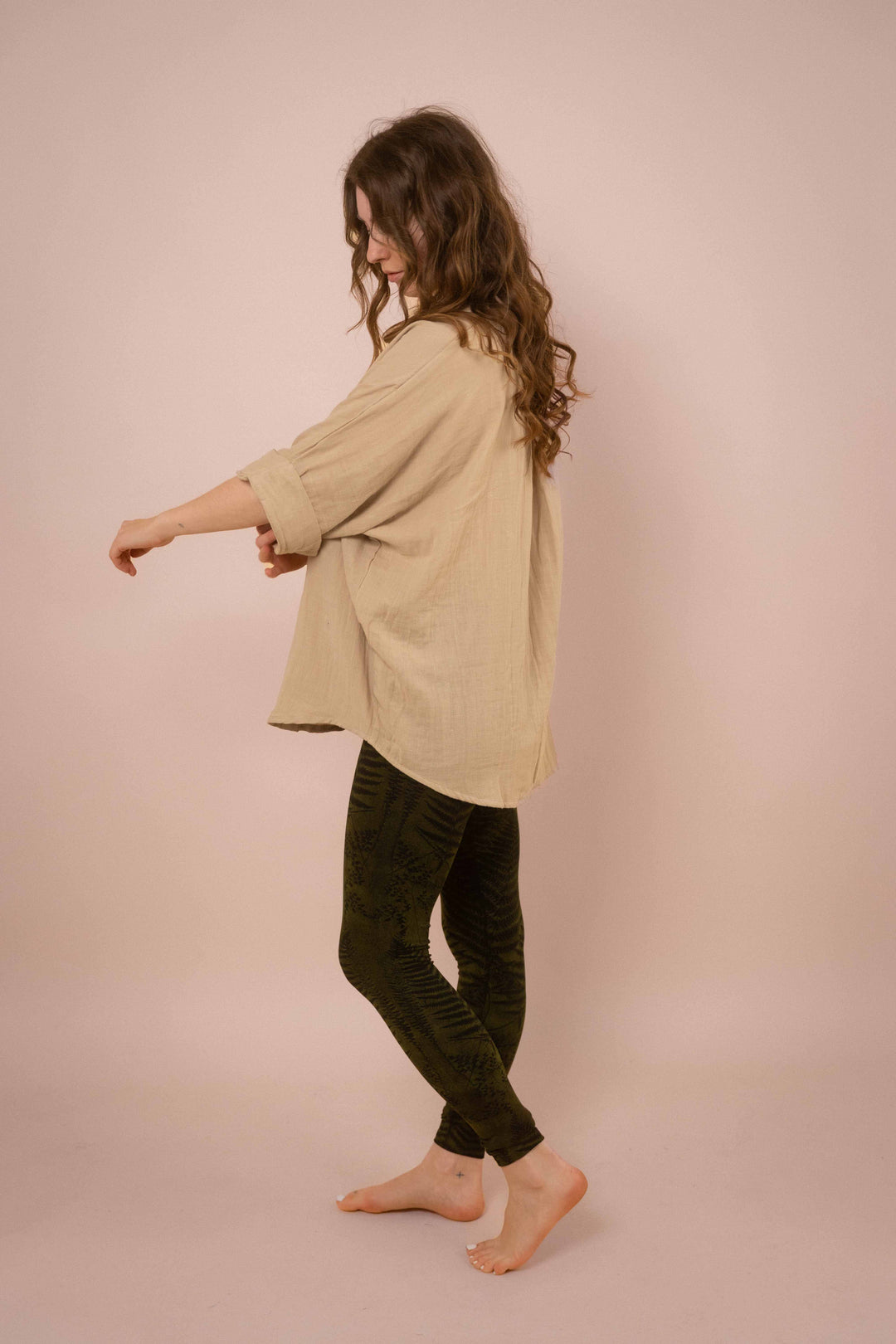 Musselin-Hemd ~ JAMIE Beige