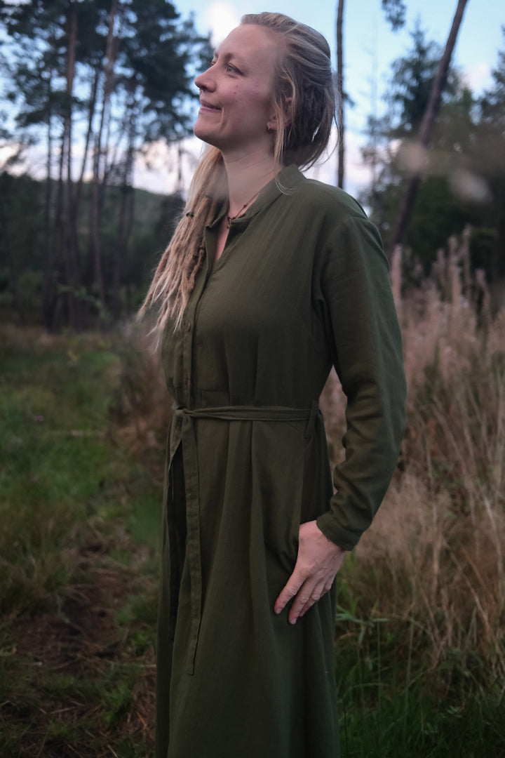 Maxi Kleid CARA ~ Grün