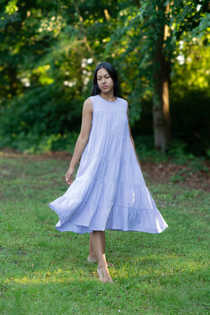 Boho Kleid ~ BLOSSOM Lavendel