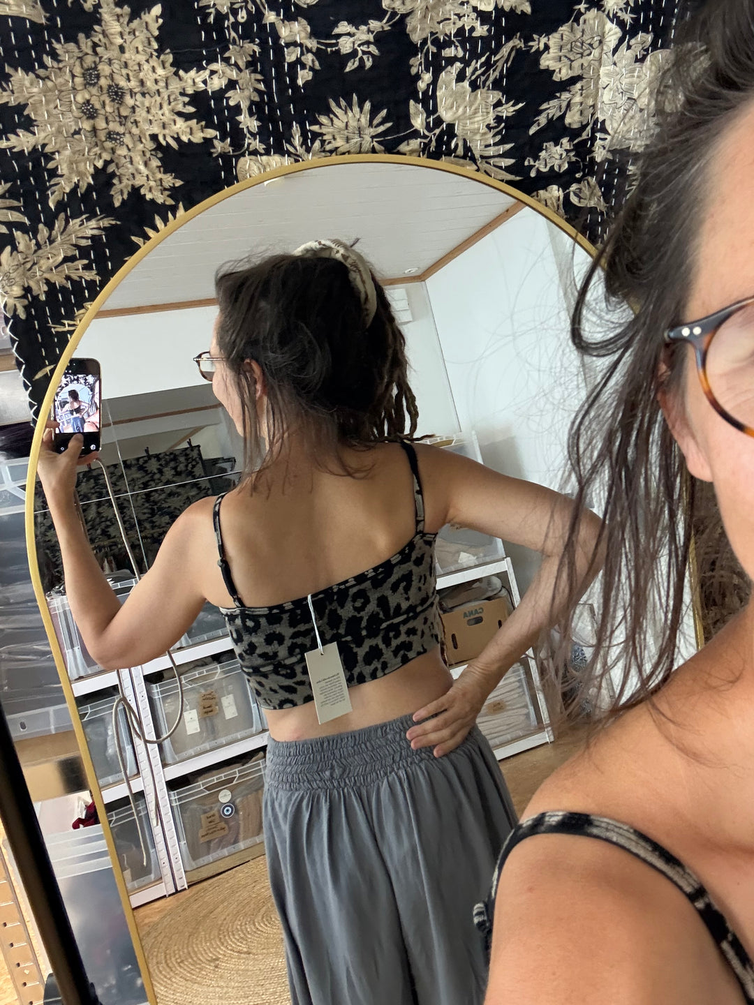 Yoga Top ~ Farn ~ blue