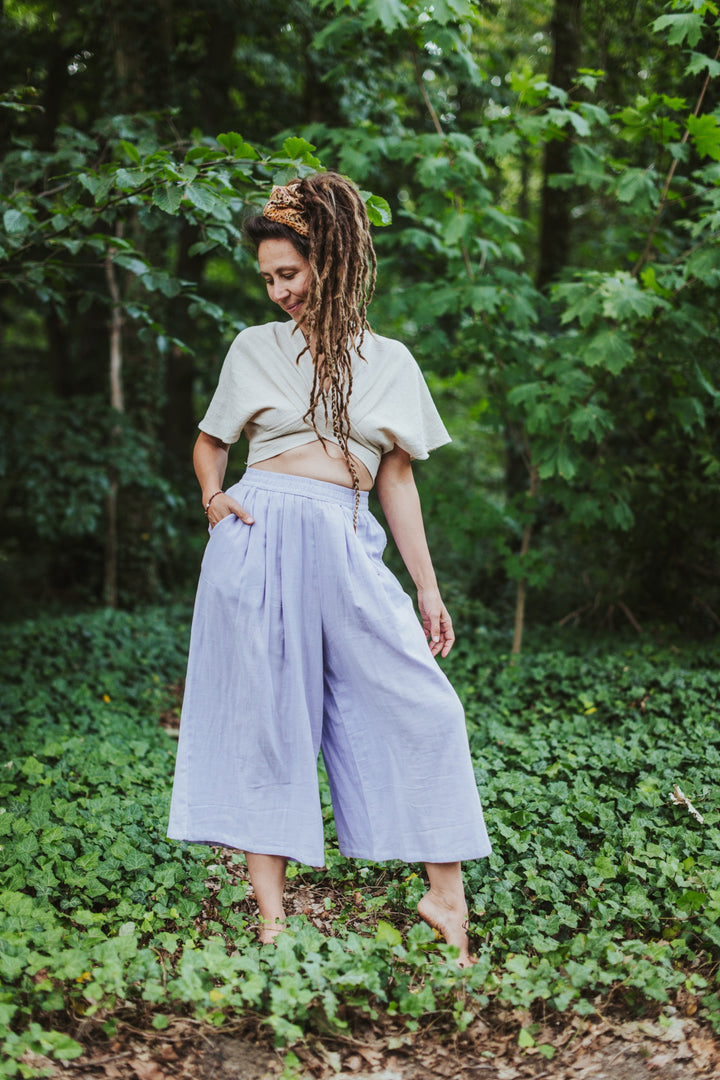 Musselin Culotte ~ Lavendel
