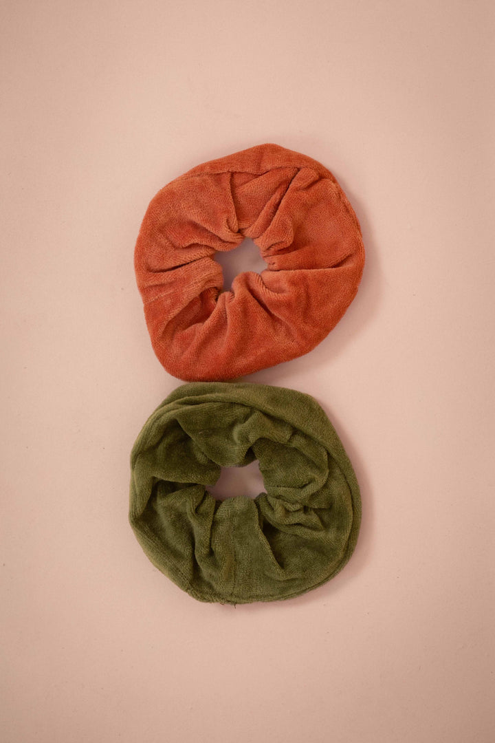 Upcycling Samt-Scrunchie
