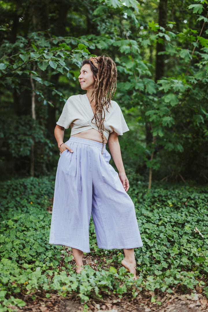 Musselin Culotte ~ Lavendel