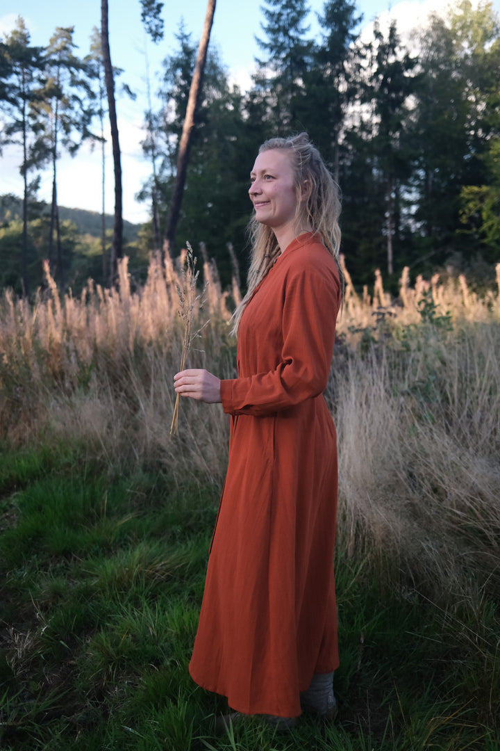 Maxi Kleid CARA ~ FIRE
