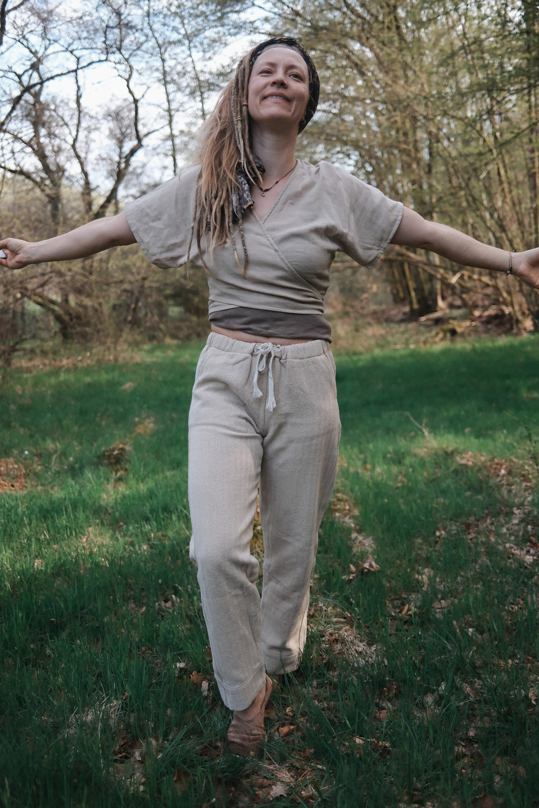 Bequeme Hose ~ LENNY FISCHGRAT beige