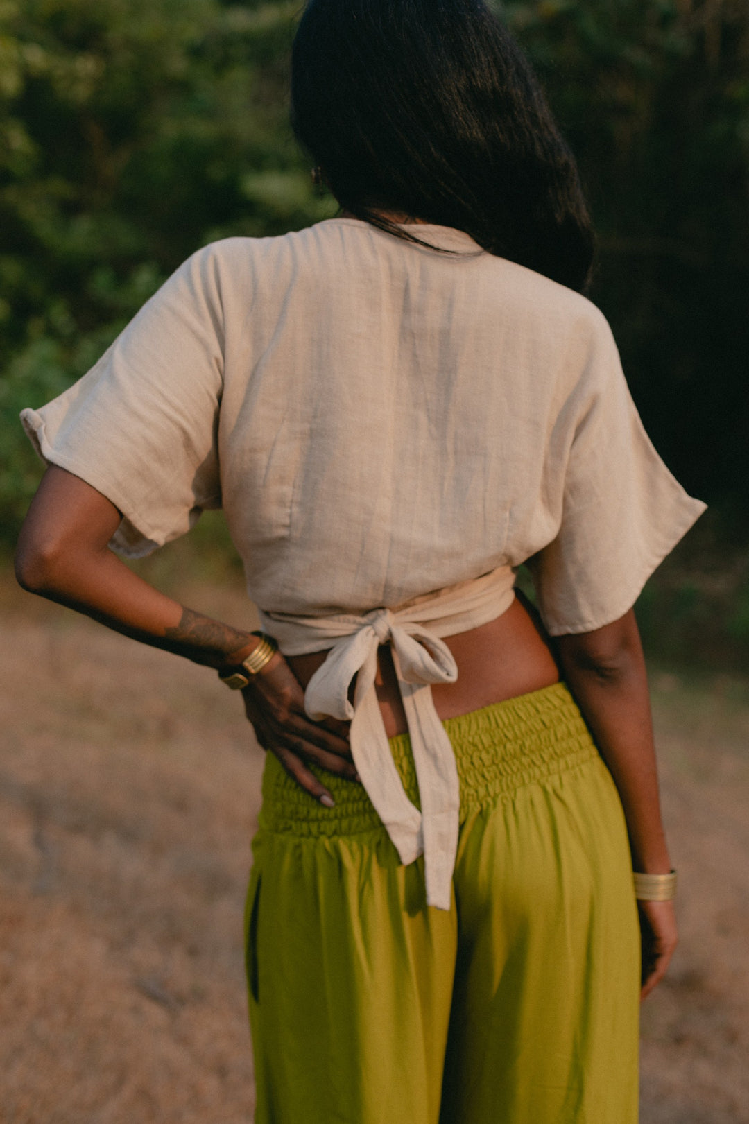 Wickeltop ~ LINNEA Beige