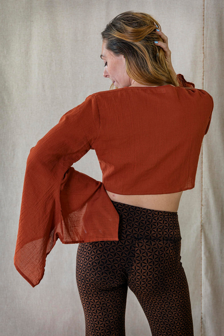 Wickelbluse FREE FLOW ~ FIRE