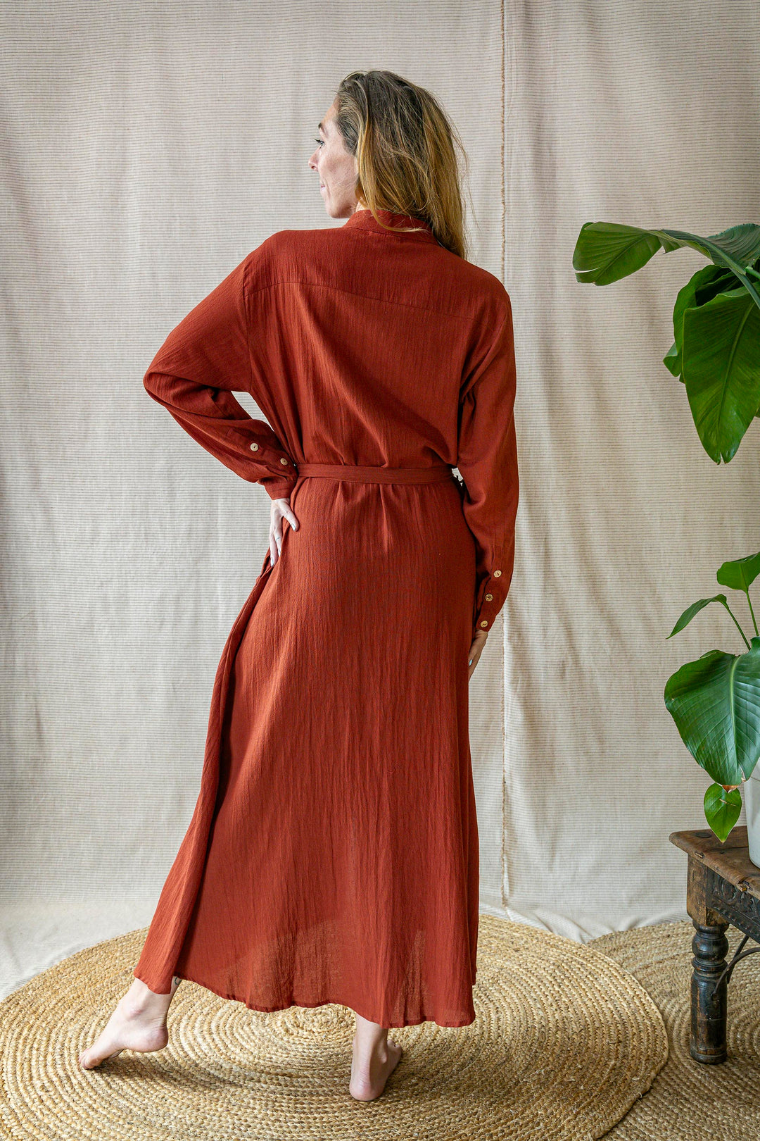 Maxi Kleid CARA ~ FIRE