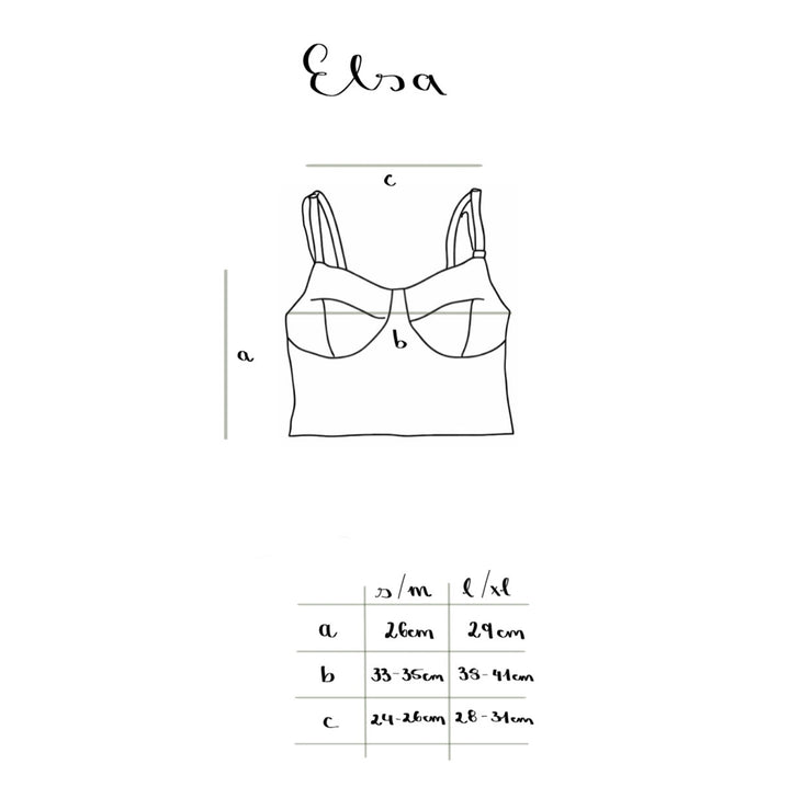 Cropped Bra Top ELSA MINT