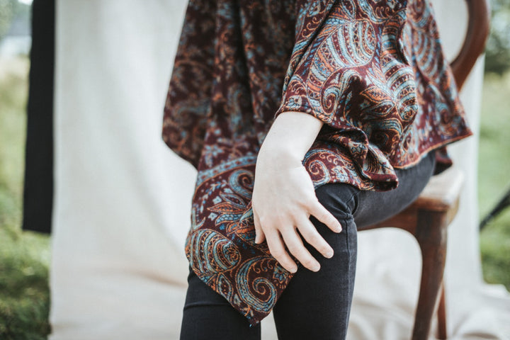 Cozy poncho ~ aurelia