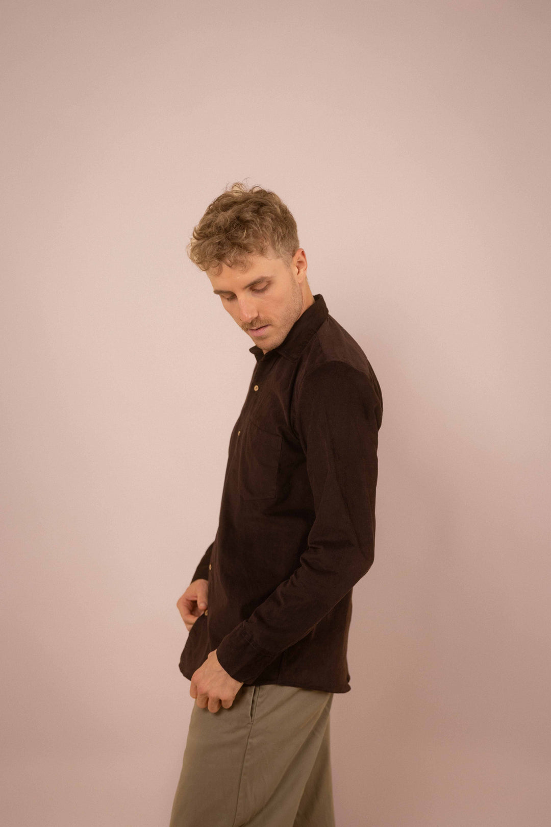 Cord-Hemd ~ NOAH braun