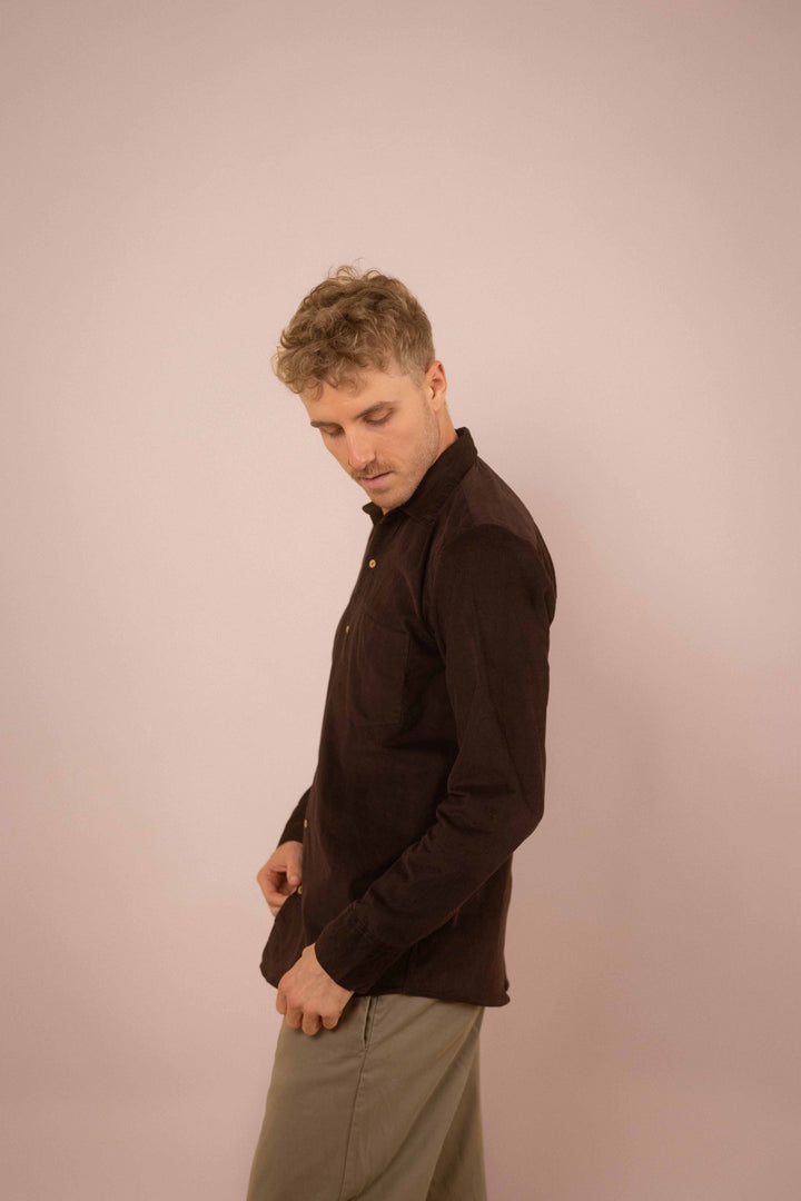 Cord-Hemd ~ NOAH braun
