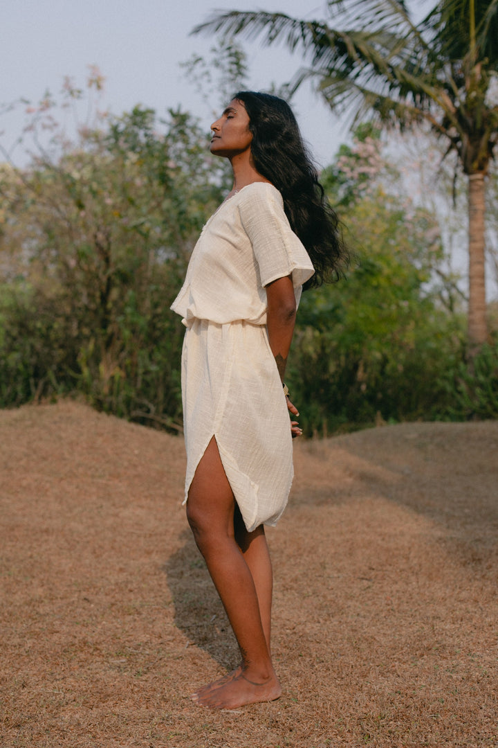 Sommerkleid ~ DAKINI naturweiß