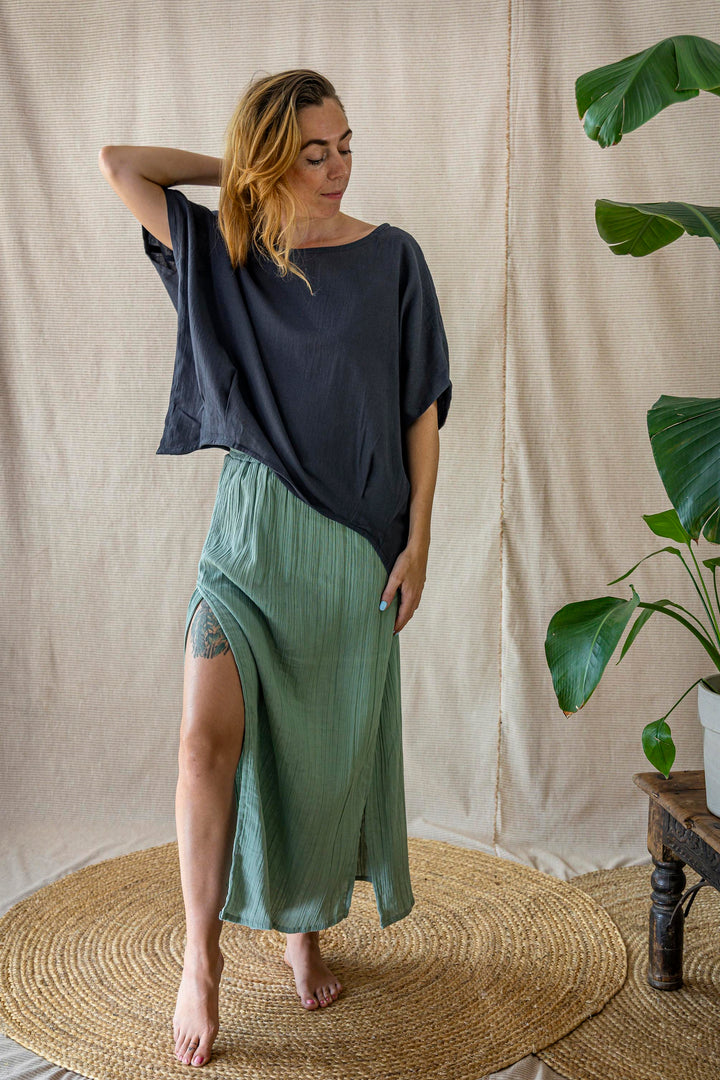 Oversized Shirt LUNA ~ NACHTBLAU