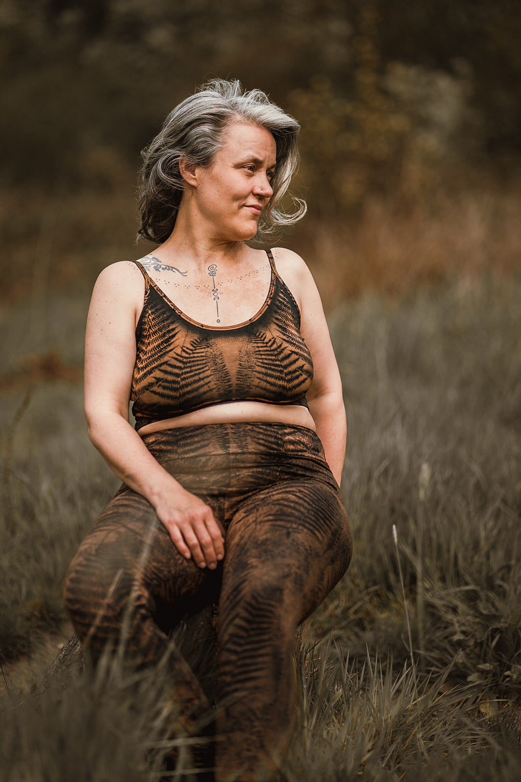 Yoga Top ~ Farn ~ Rost