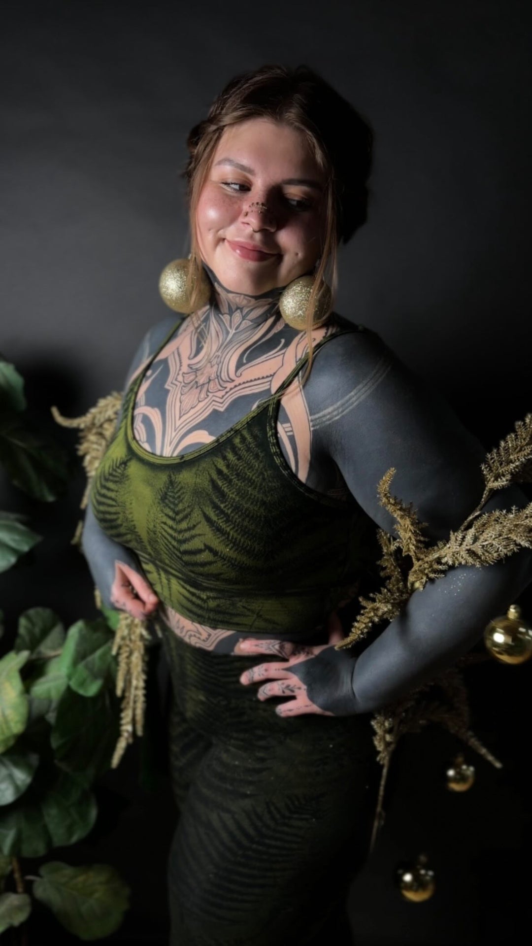 Yoga Top ~ Farn ~ Grün