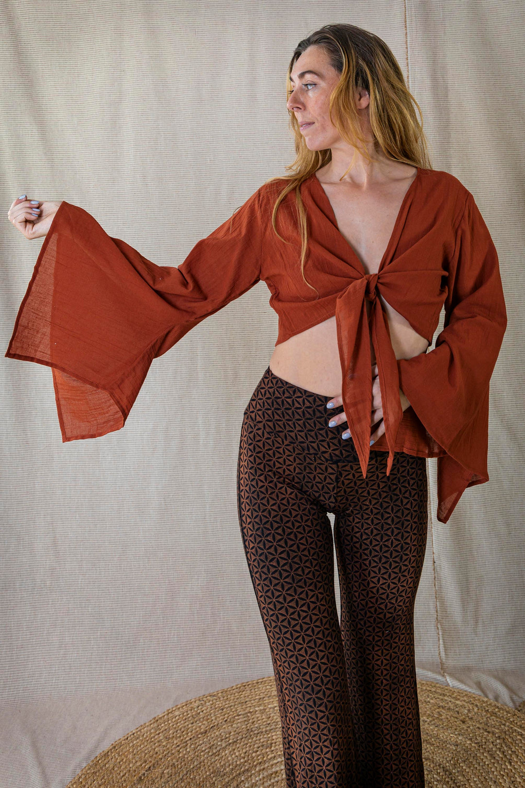 Wickelbluse FREE FLOW ~ FIRE