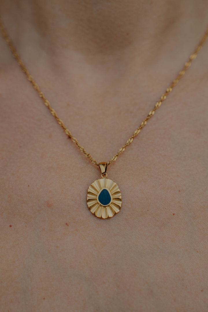 Halskette ~ BLACK BLOOM