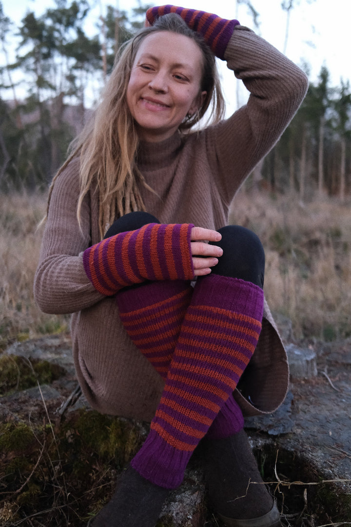 Handstulpen, Stulpen aus Baumwolle, Armstulpen, Beinstulpen