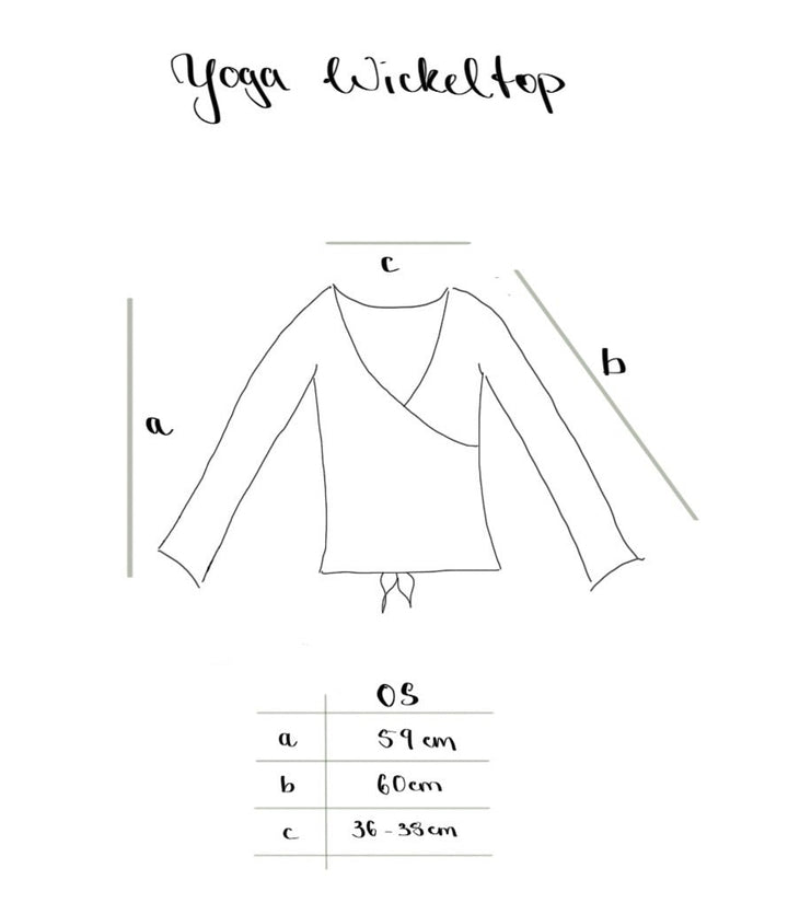 Yoga Wickeltop AUBERGINE