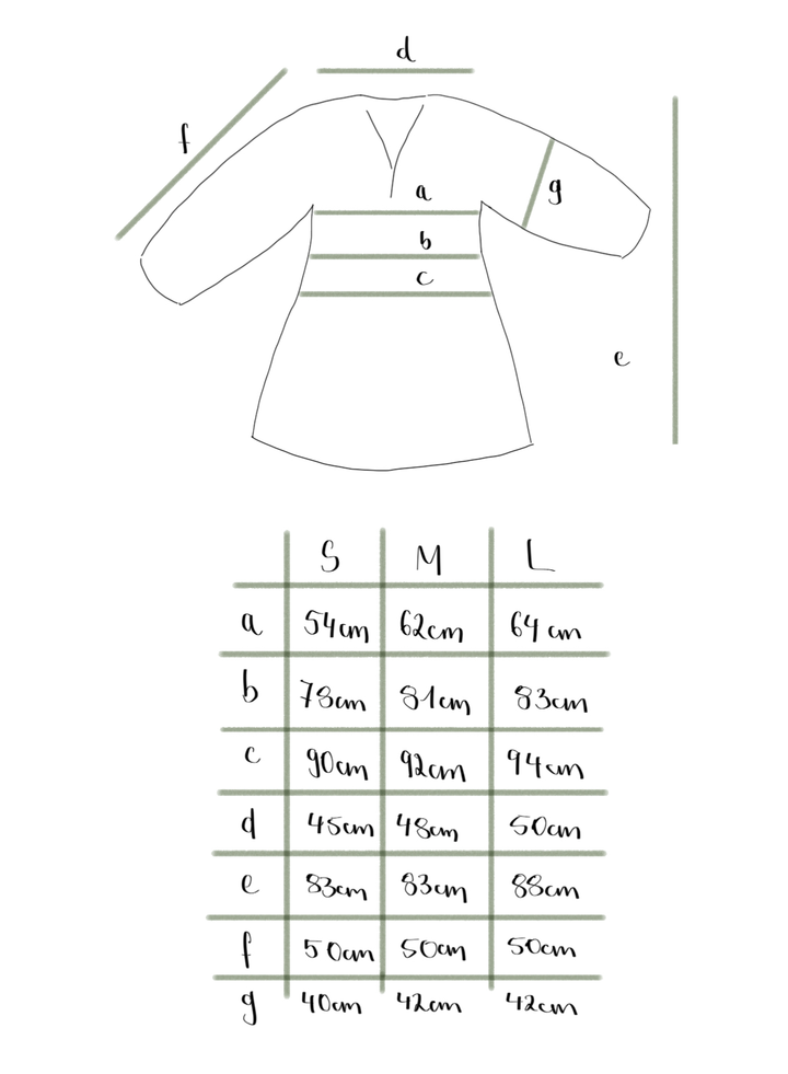 Boho Kleid ~ CLOUD kurz