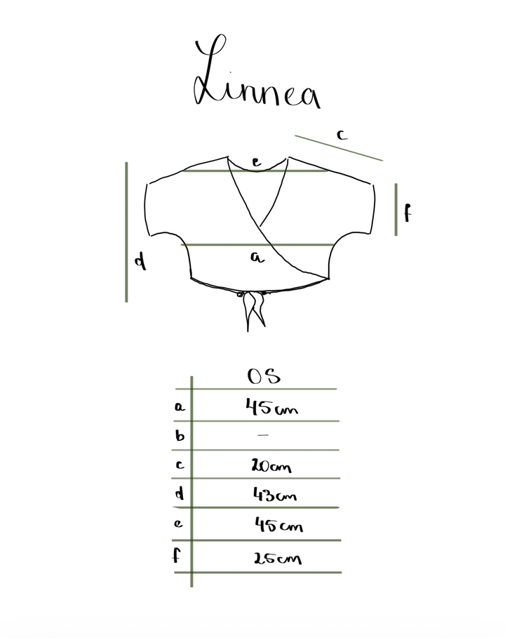 Wickeltop ~ LINNEA Beige