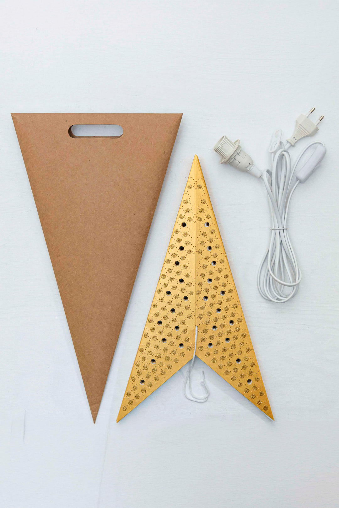 XXL Glitzer Stern in GOLD