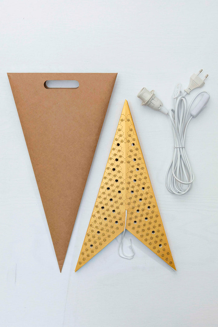 XXL Glitzer Stern in GOLD