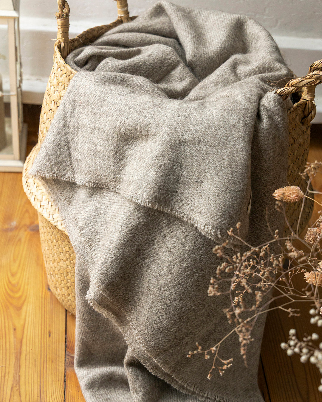 Decke LADAKH aus 100% Yak-Wolle | 125 x 250 cm