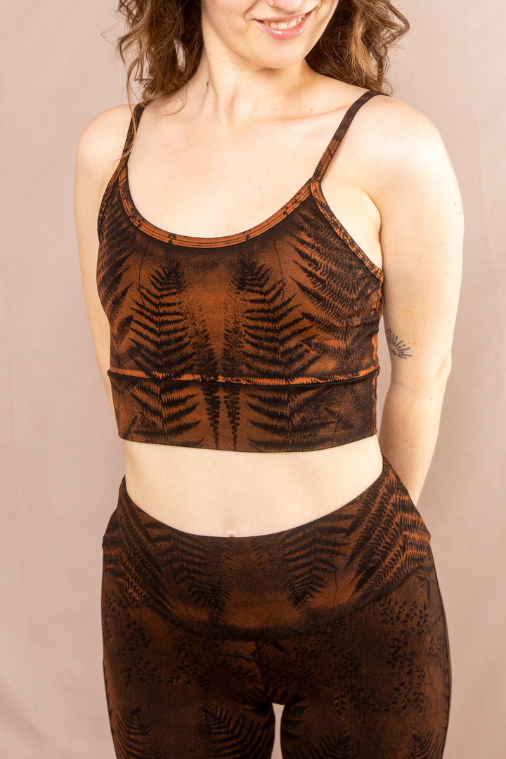 Yoga Top ~ Farn ~ Rost